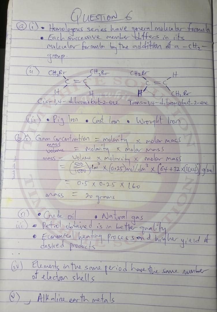 chemistry essay questions and answers 2022